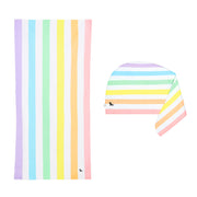 dock and bay beach towel + hair wrap bundle