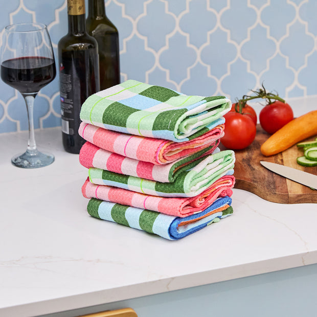 dock and bay tea towel