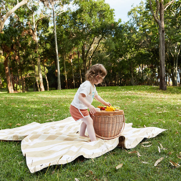 dock and bay picnic blanket