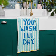 dock and bay tea towel