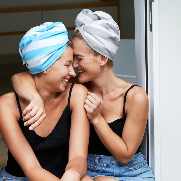 dock and bay hair wrap + beach towel bundle