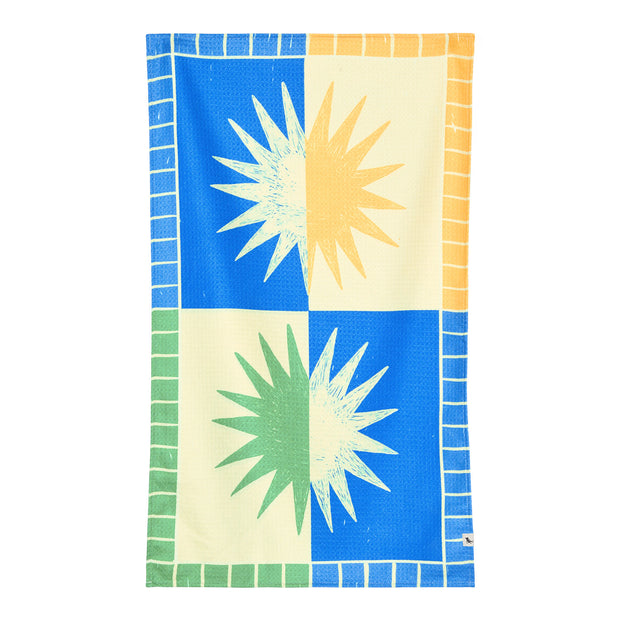 dock and bay tea towel