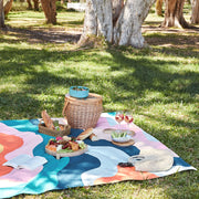 dock and bay picnic blanket