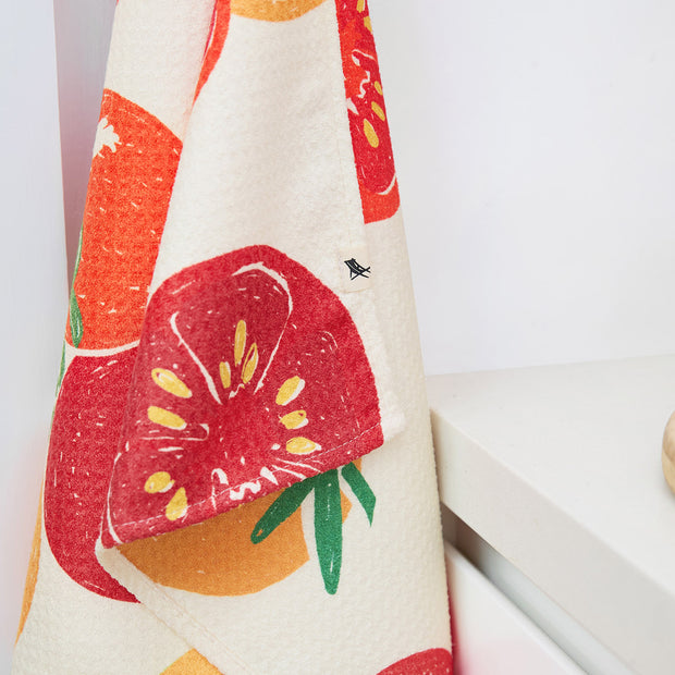 dock and bay tea towel