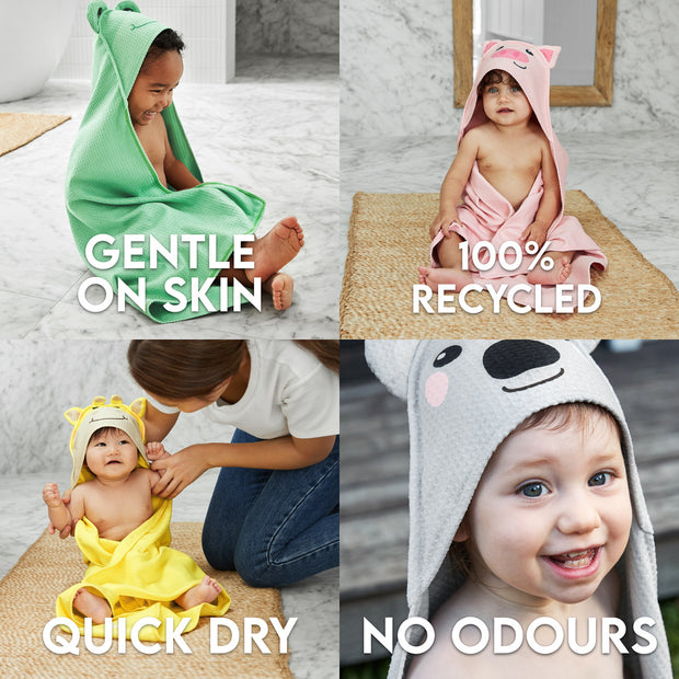 dock and bay baby hooded towels