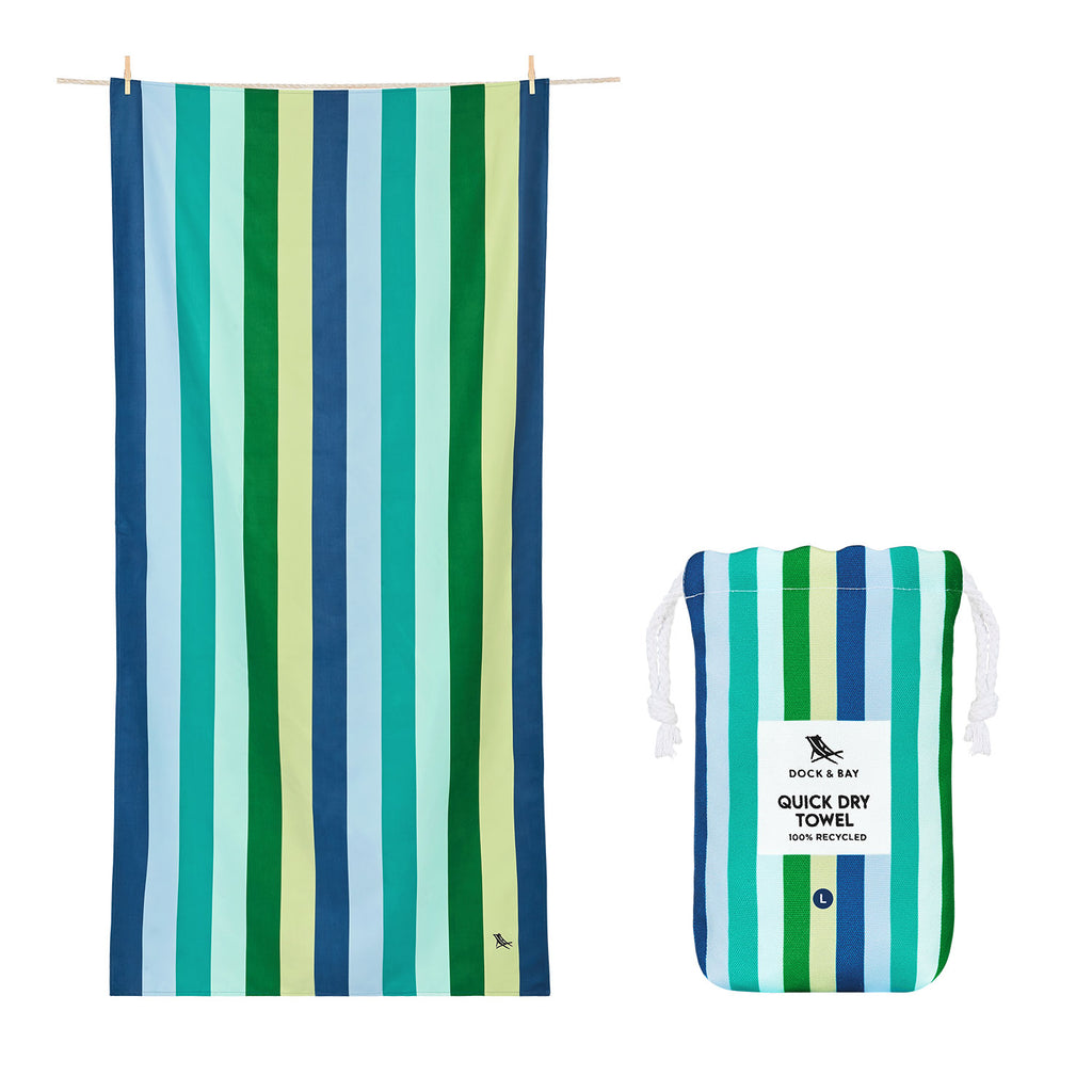 dock and bay towels beach