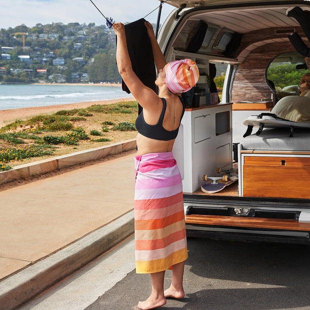 dock and bay the perfect pairs bundle beach towel & hair wrap