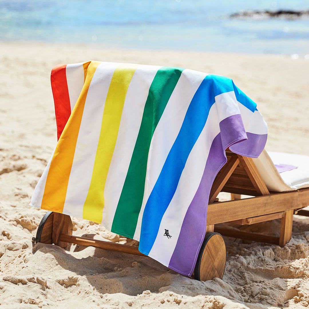 Rainbow towel sale