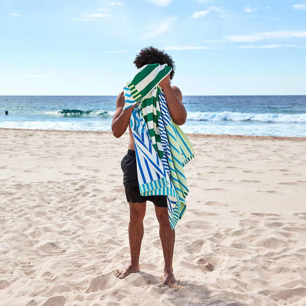 dock and bay towels beach