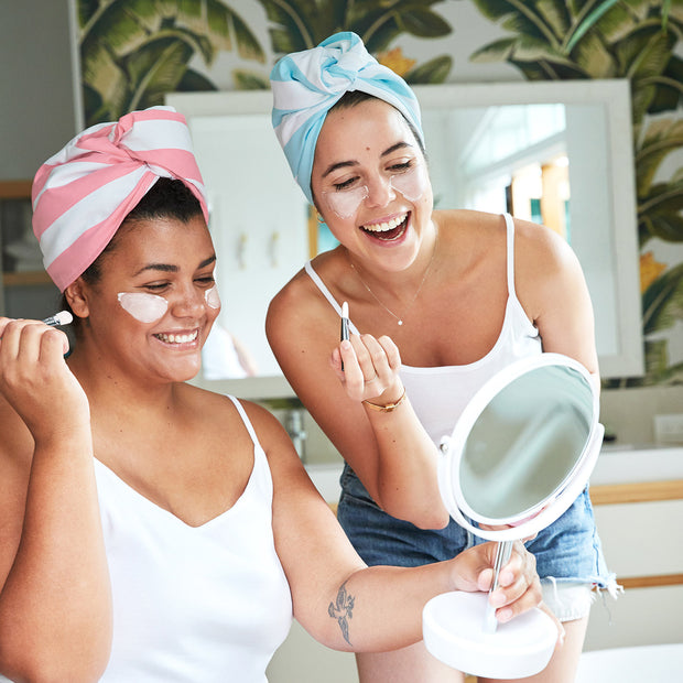 dock and bay hair wraps suede