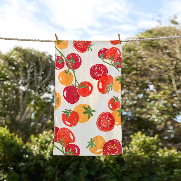 dock and bay tea towel