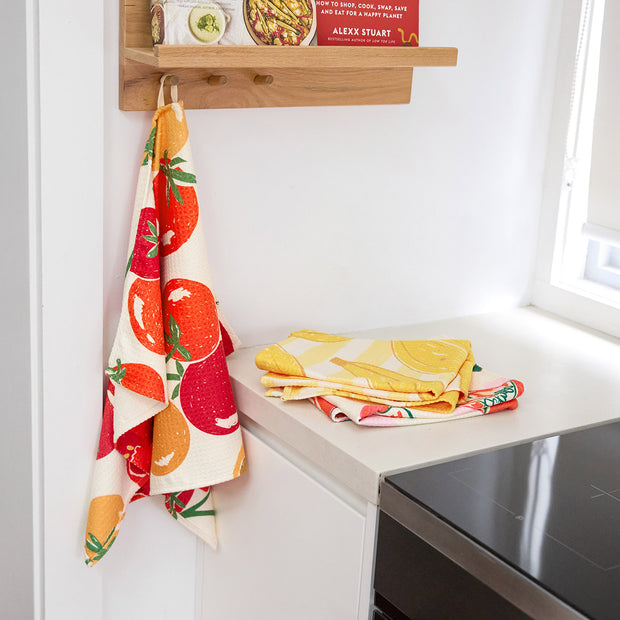 dock and bay tea towel