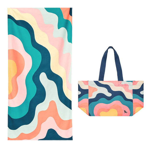 Dock & Bay Everyday Tote Bag - Compact & Foldable Beach Bag, Made from 100% Recycled