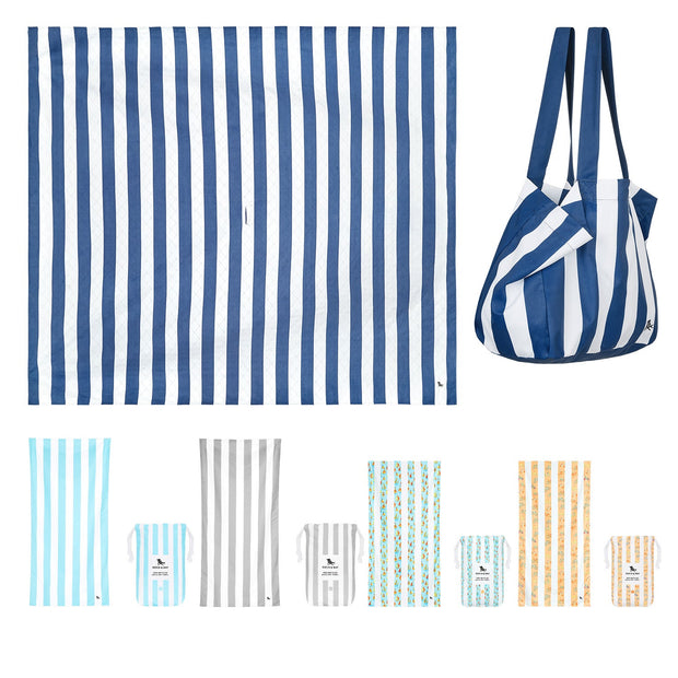 Dock & Bay 4 Towels + Picnic Blanket + Bag - Set A