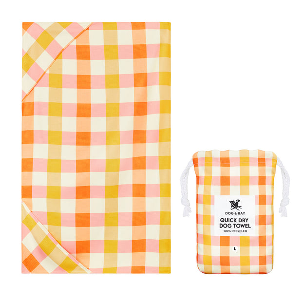 Dock & Bay Dog Towel - Rhubark & Custard - Outlet