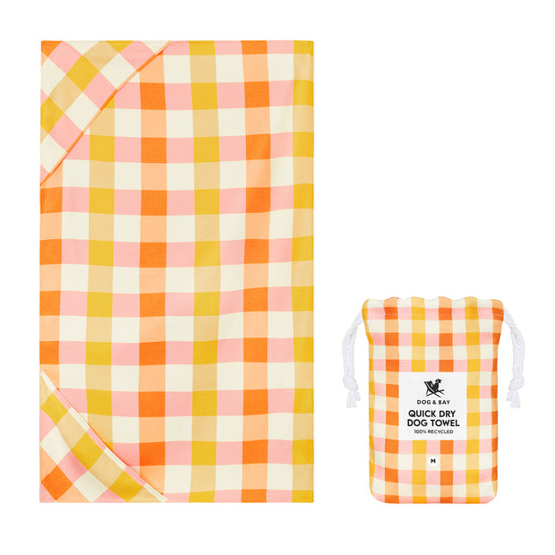 Dock & Bay Dog Towel - Rhubark & Custard - Outlet