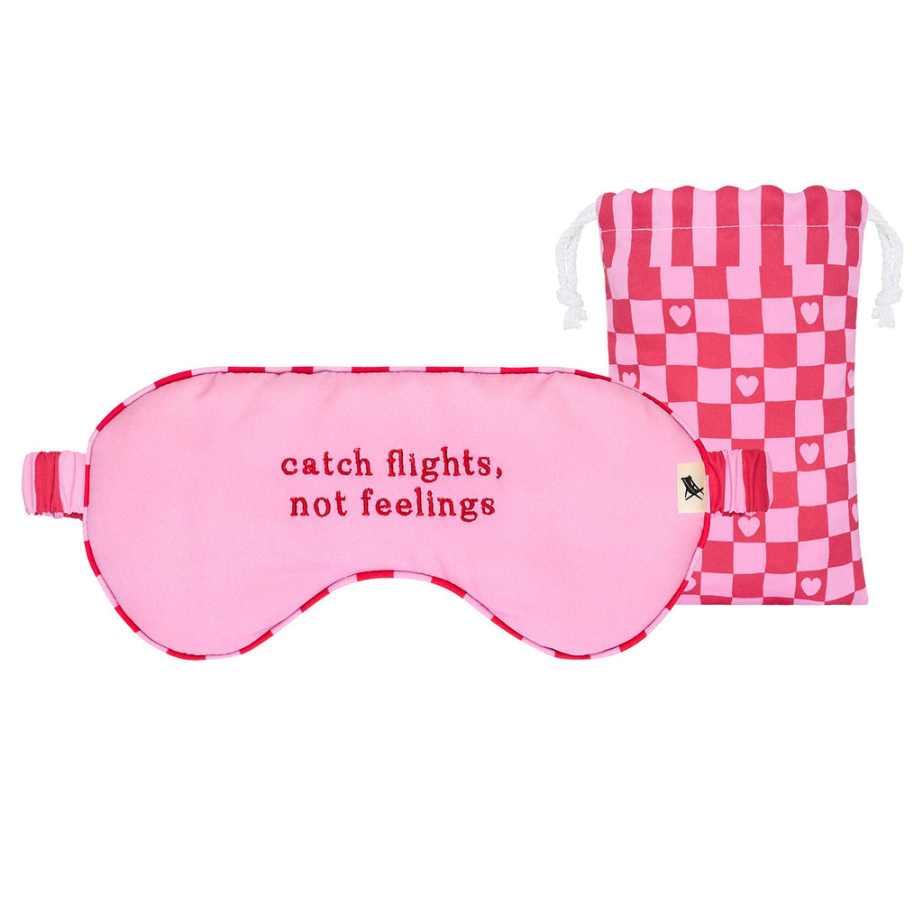 Dock & Bay Eye Mask - Catch Flights Not Feelings