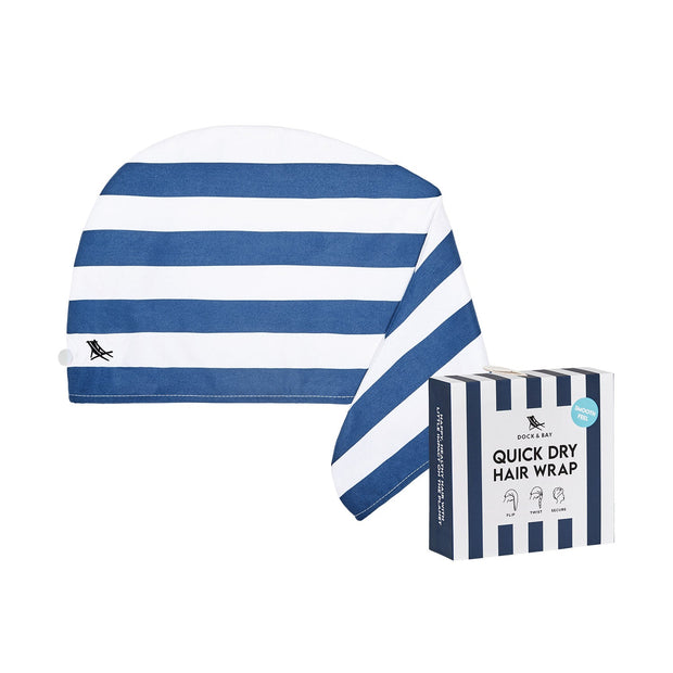 Dock & Bay Hair Wraps - Whitsunday Blue (New Box)