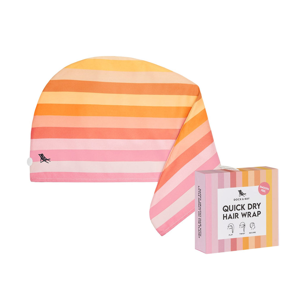 Dock & Bay Hair Wrap - Miami Sorbet
