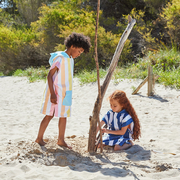 Dock & Bay Poncho Kids - Flamboyant Flamingos