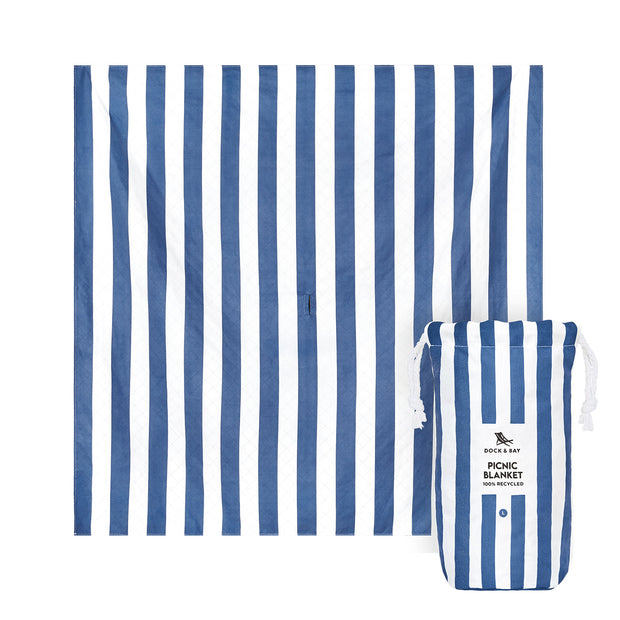 Dock & Bay Picnic Blanket - Whitsunday Blue
