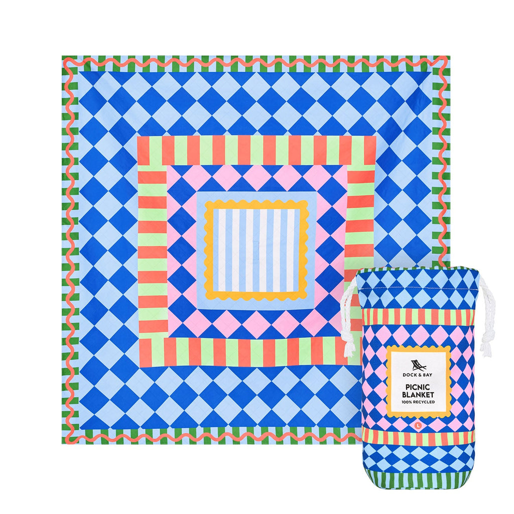 Dock & Bay Picnic Blanket - Bright Side Up