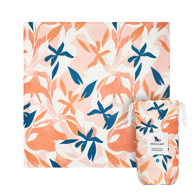 Dock & Bay Picnic Blanket - Terracotta Tropics