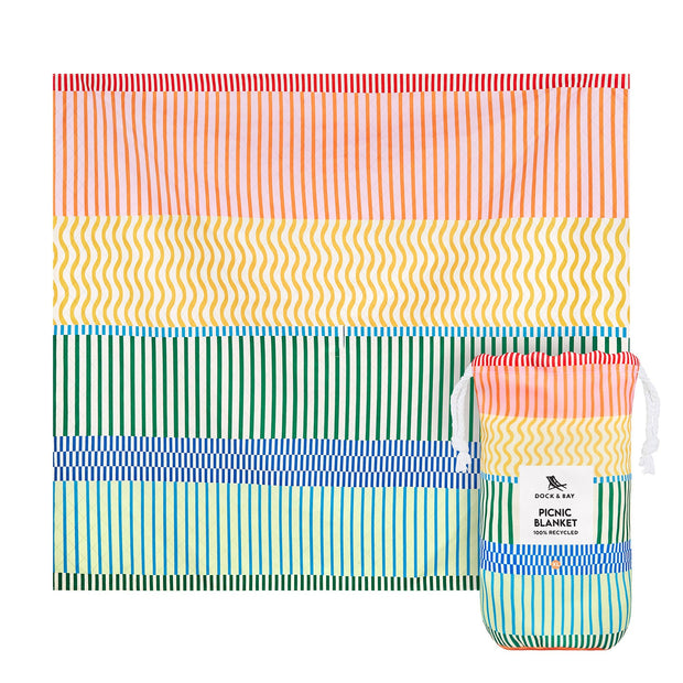 Dock & Bay Picnic Blanket - Stripe Up Your Life