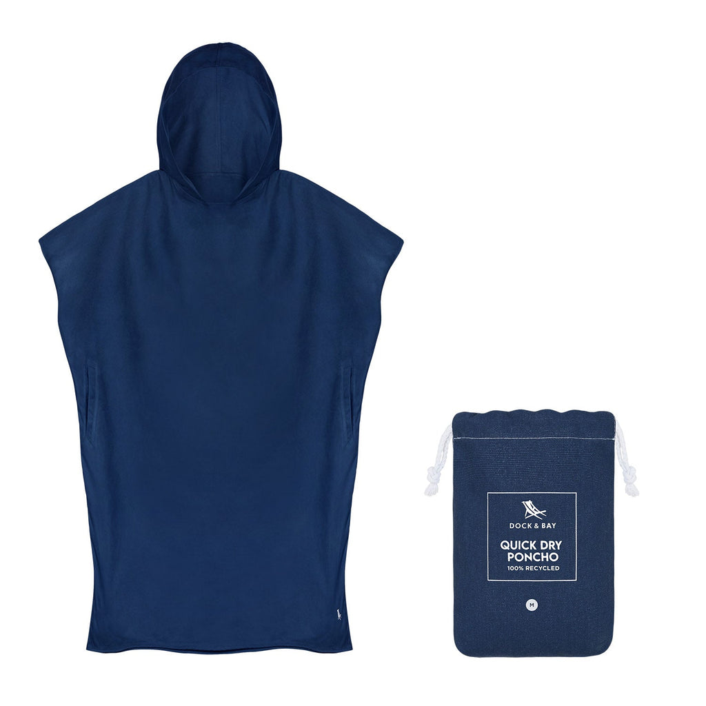 Dock & Bay Poncho - Adults - Yosemite Navy Outlet