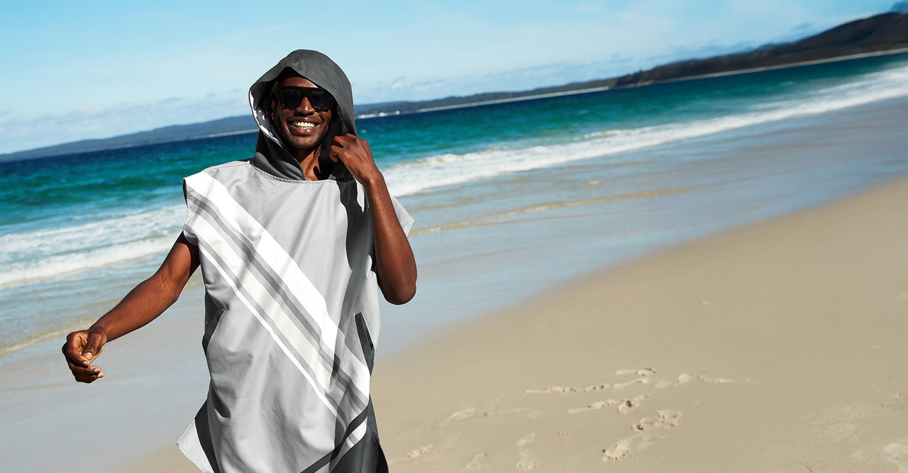 Dock & Bay Poncho - Adults - Pace Grey