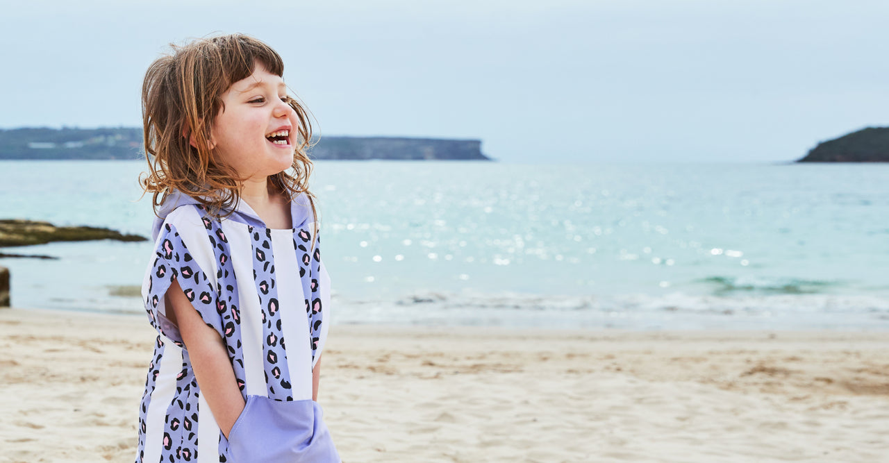 Dock & Bay Poncho - Kids - Lively Leopard