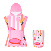Dock & Bay Poncho - Kids - Flamboyant Flamingos - Outlet