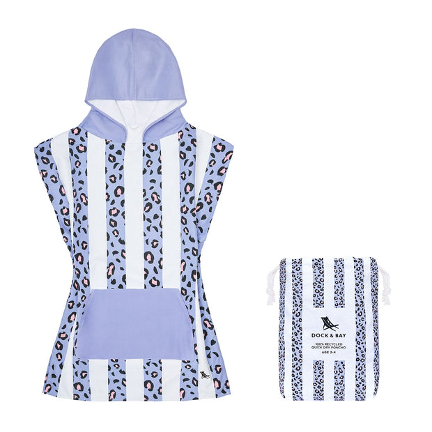 Dock & Bay Poncho - Kids - Lively Leopard - Outlet