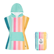 Dock & Bay Poncho Kids - Coastal Candy - GRS Certified