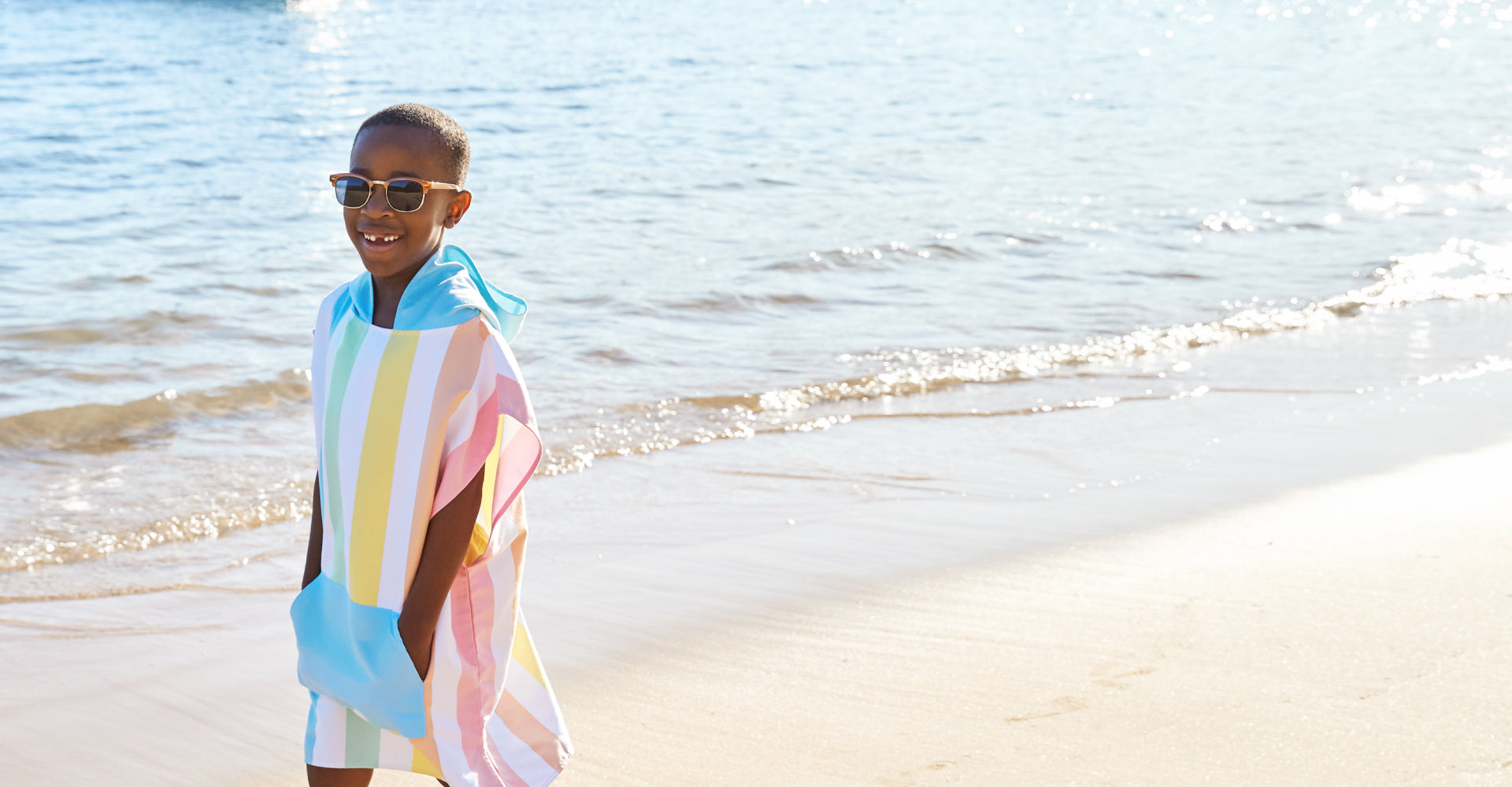 Dock & Bay Poncho - Kids - Unicorn Waves - Outlet