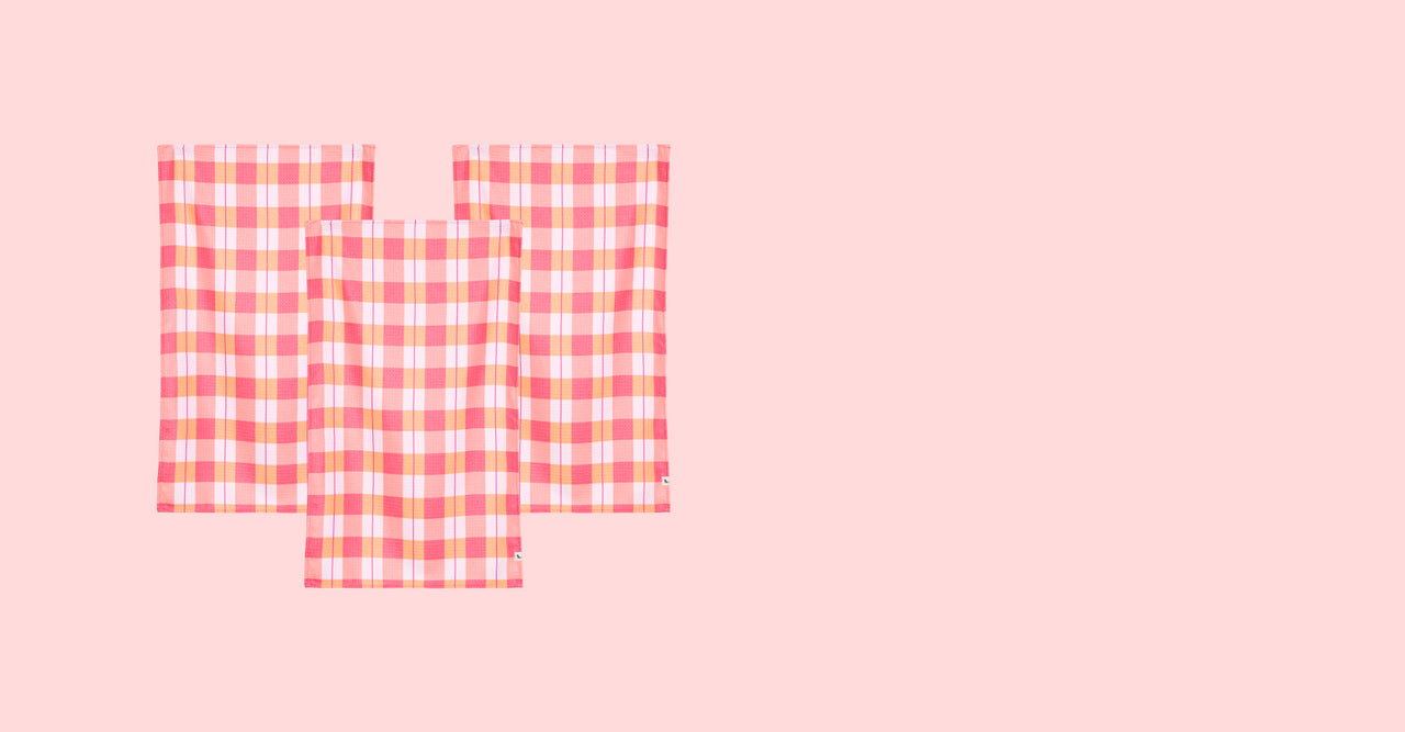 Dock & Bay Tea Towel - Strawberry Trio (Set of 3)