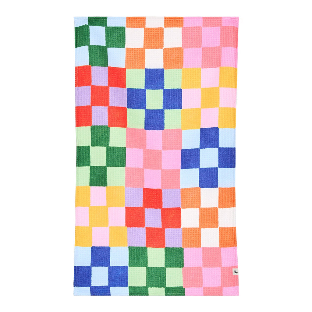 Dock & Bay Tea Towel - Check Please