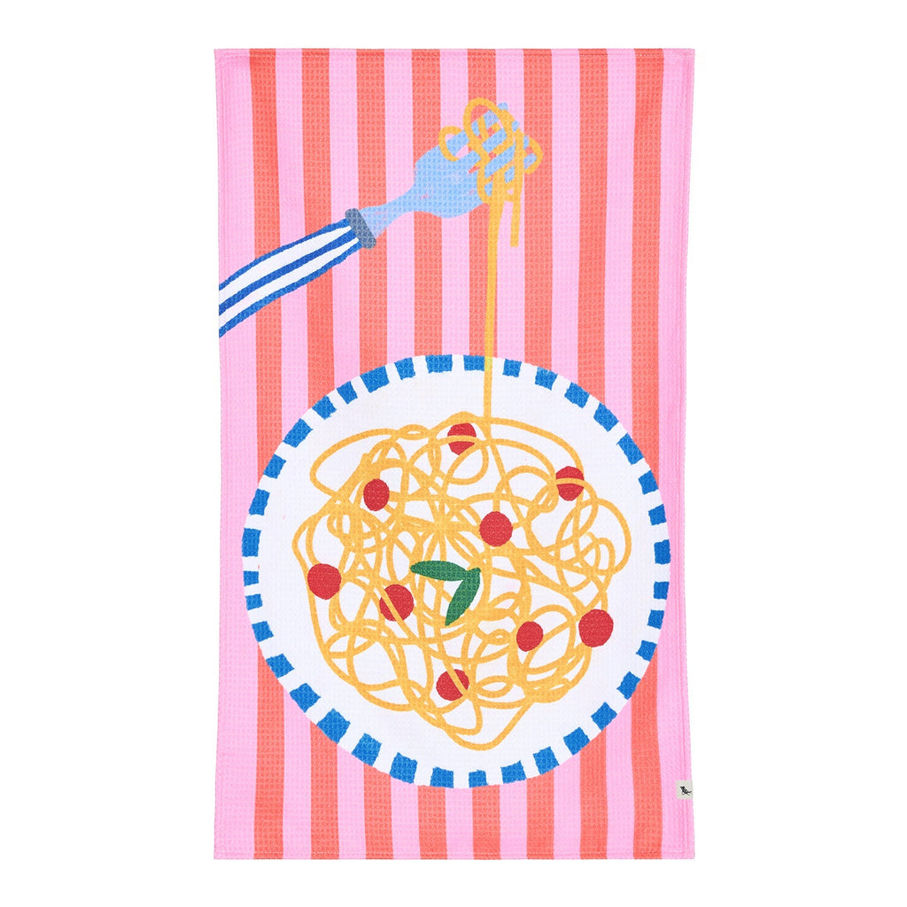 Dock & Bay Tea Towel - Spaghetti No Regretti