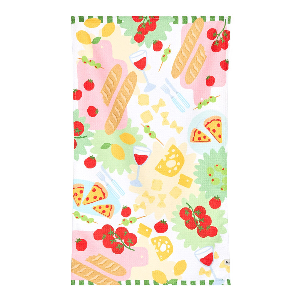 Dock & Bay Tea Towel - Wine & Dine