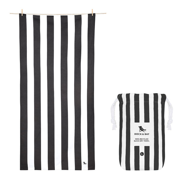 Reachdesk Dock & Bay Quick Dry Towels - Kamari Charcoal