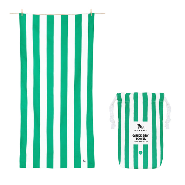 Dock & Bay Quick Dry Towel - Cancun Green