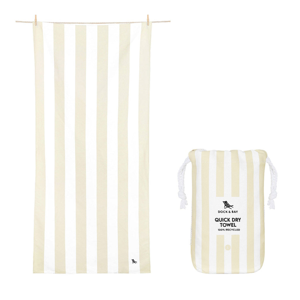 Dock & Bay Quick Dry Towel - Bora Bora Beige