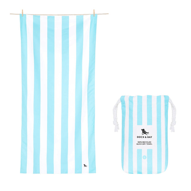 Dock & Bay Kids Beach Towels - Tulum Blue