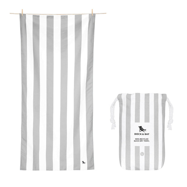 Dock & Bay Kids Beach Towels - Goa Grey