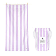 Dock & Bay Quick Dry Towels - Lombok Lilac - Customised Embroidery Personalised for You