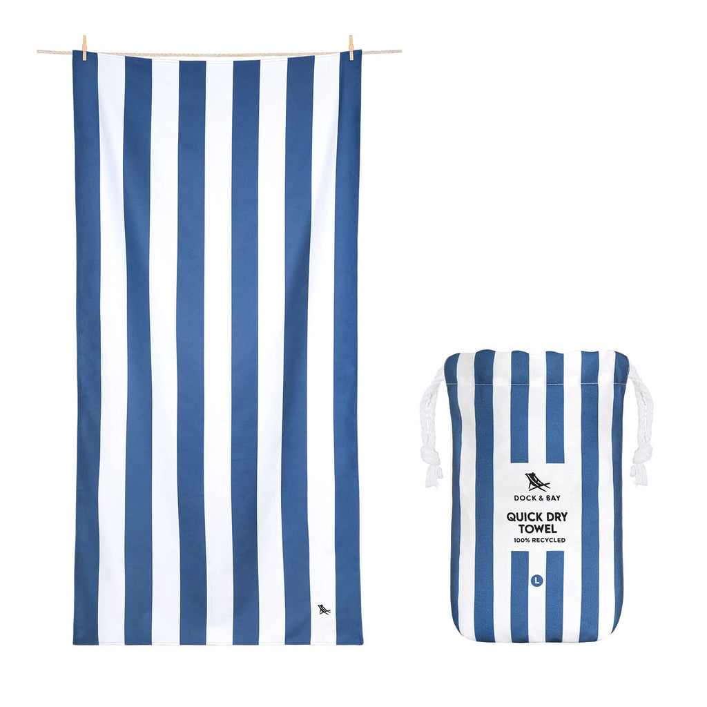 Dock & Bay Quick Dry Towel - Whitsunday Blue