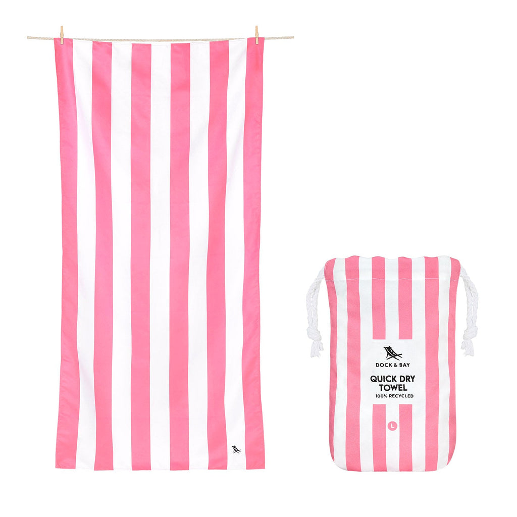 Dock & Bay Quick Dry Towel - Phi Phi Pink