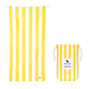 Dock & Bay Quick Dry Towels - Boracay Yellow - Customised Embroidery Personalised for You