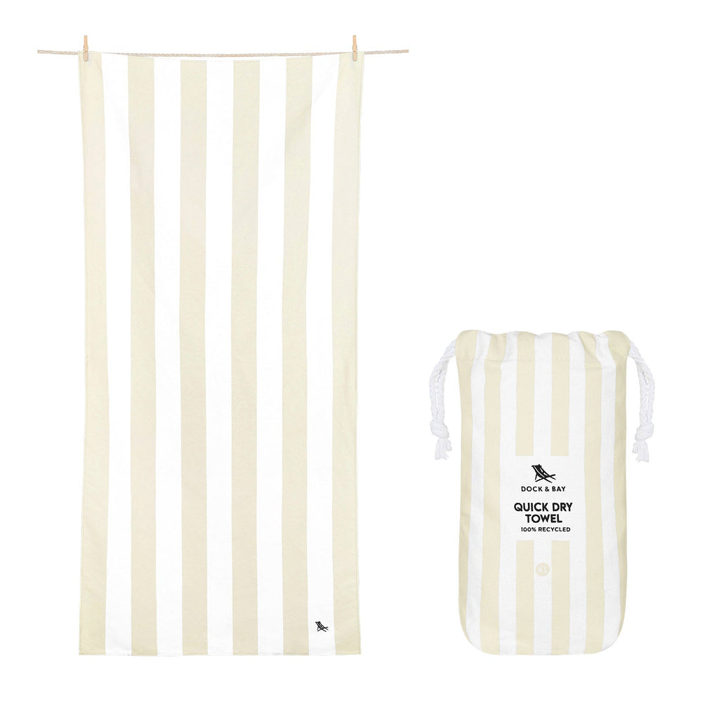 Dock & Bay Quick Dry Towel - Bora Bora Beige