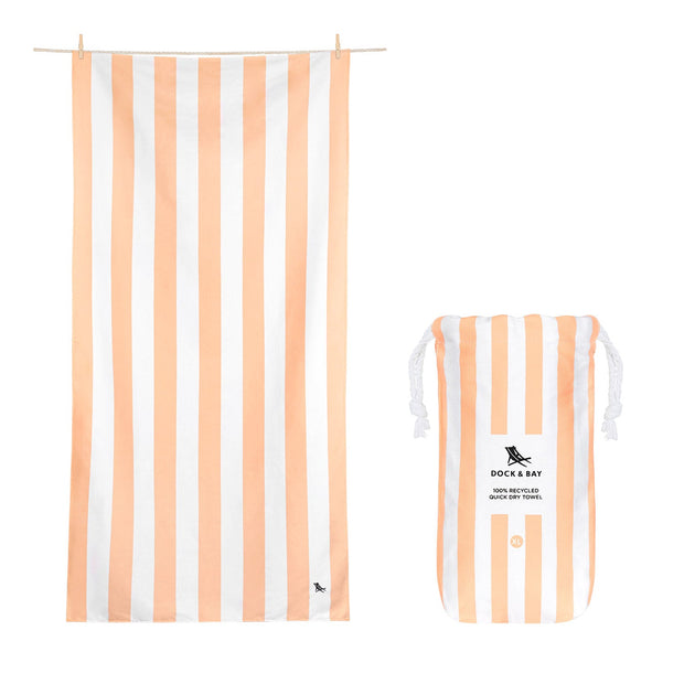 Dock & Bay Quick Dry Towel - Positano Peach - Outlet